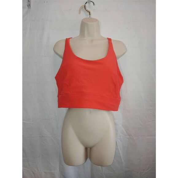 Athletic Works Women's Size XXL (20) Orange Shrimp Color Sports Bra - Picture 1 of 3